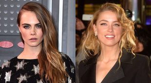 Amber Heard, Margot Robbie y Cara Delevingne, noche juntas en Londres