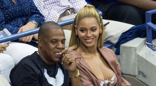 Beyoncé y Jay Z asisten al partido de Serena Williams en el US Open