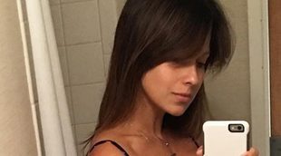 Hilaria Baldwin luce cuerpazo en ropa interior tras dar a luz