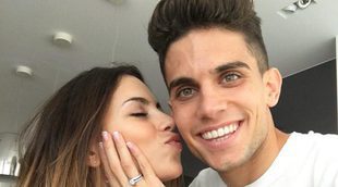 Marc Bartra y Melissa Jiménez anuncian su boda