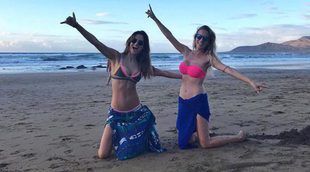 Kira Miró y Ariadne Artiles lucen cuerpazo en la playa