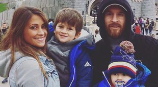 Leo Messi y Antonella Roccuzzo se llevan a Thiago y Mateo a Disney