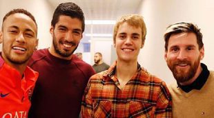 Justin Bieber se cuela en los entrenamientos del Barça