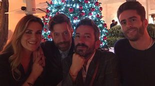 Carlota Corredera con Pelayo en la inauguración de un hotel