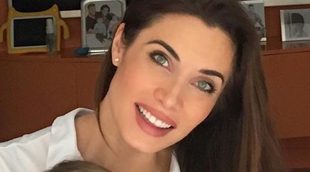 Pilar Rubio y sus hijos Marco y Sergio, seguidores de Ramos