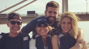 Piqué descubre Barranquilla con Shakira y sus padres