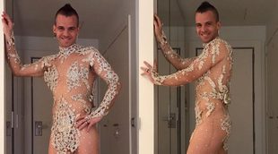 Muñoz anima las Campanadas luciendo el vestido de la Pedroche