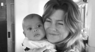 Ellen Pompeo, feliz mientras acuna a su bebé recién nacido