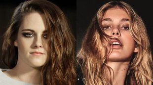 Kristen Stewart visita a Stella Maxwell en el set de rodaje