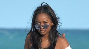 Sasha Obama disfruta de las playas de Miami con amigas