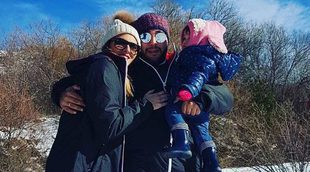 El divertido fin de semana de Kiko, Irene y su hija en la nieve