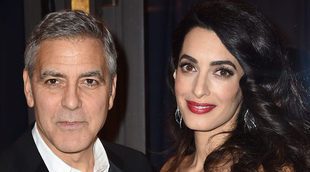 Amal Alamuddin pasea su embarazo por los Premios César