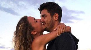 Morata y Alice, todo pasión en Cerdeña