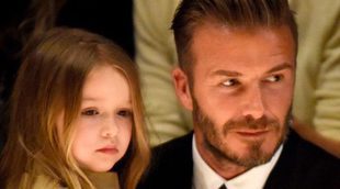 Así enseña David Beckham a montar en bici a su hija Harper