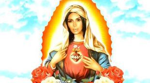 Kim Kardashian se transforma en la Virgen María para vender