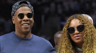 Beyoncé, embarazada máxima en un partido de baloncesto