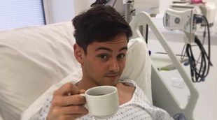Daley, en el hospital dos días antes de su boda con Dustin Lance