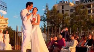 Felipe López pide matrimonio a Mireia Canalda en público