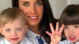 Pilar Rubio y sus hijos Sergio y Marco felicitan a Ramos por la Liga