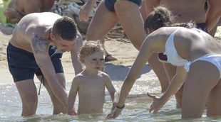 Muniain y Andrea Sesma, luna de miel en familia en Formentera