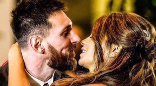 Los bailoteos cómplices entre Messi y Antonella durante su boda