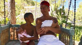 Cristiano Ronaldo, un papá entregado
