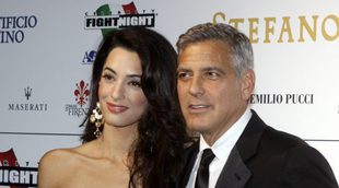 El primer paseo de George Clooney y Amal con sus mellizos