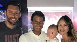 Rafa Nadal, todo un guía con Rudy, Alan y Helen Lindes