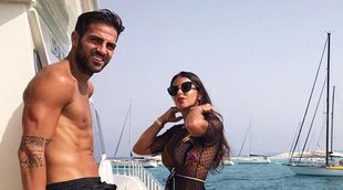 Fábregas y Daniella Seeman disfrutan del verano con sus hijos