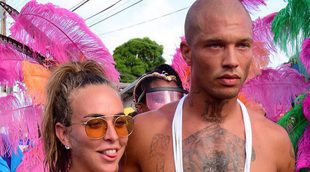 Chloe Green y Jeremy Meeks, pasión en El Caribe