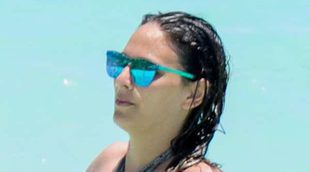 Irene Rosales presume de embarazo en bikini