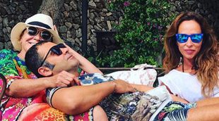 Así han sido las vacaciones de JJ Vázquez, Mila y María Patiño