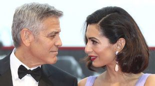 Amal Alamuddin eclipsa a George Clooney en el Festival de Venecia