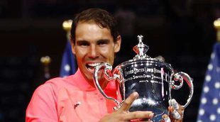 Así ha celebrado Rafa Nadal su victoria en el US Open