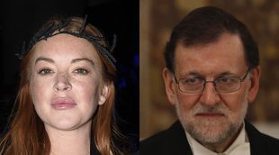 Lindsay Lohan está interesada en Mariano Rajoy