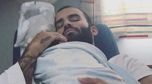 La tierna imagen de Jesé en el cumplemes de su hijo