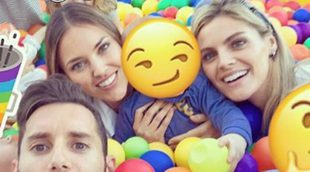 Amaia, Lindes y Rudy disfrutan como niños entre bolas