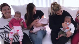 Georgina presenta a su hija Alana a Dolores y Katia Aveiro
