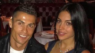 Cristiano celebra la victoria del Real Madrid al lado de Georgina