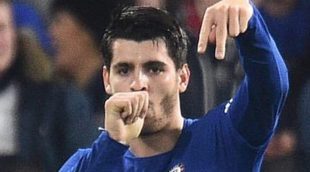 Morata le dedica un gol a a Alice para celebrar que serán padres