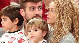 Shakira y Piqué disfrutan con sus hijos viendo a la NBA