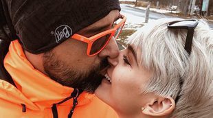 Risto y Laura, dos enamorados en la nieve
