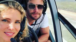 Elsa Pataky y Chris Hemsworth: su viaje más divertido en helicóptero