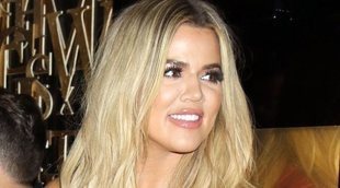 Khloe presume de tripita en la recta final de su embarazo