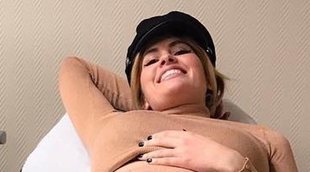 Adriana Abenia ve la carita de su hija en una ecografía