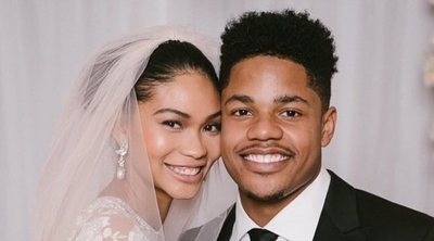 Chanel Iman y Sterling Shepard ya son marido y mujer
