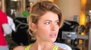 Adriana Abenia, una embarazada muy deportista