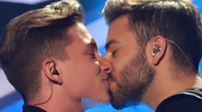 Los besos del concierto de OT 2017 en Madrid: el de amor de Amaia y Alfred y el de la visibilidad de Raoul y Agoney