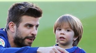 Rakitic, Casillas y Piqué presumen de sus hijos en el terreno de juego