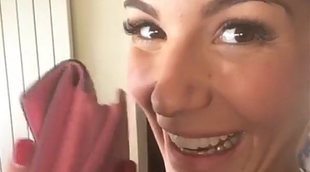 La felicidad de Tamara Gorro porque le han devuelto su cartera